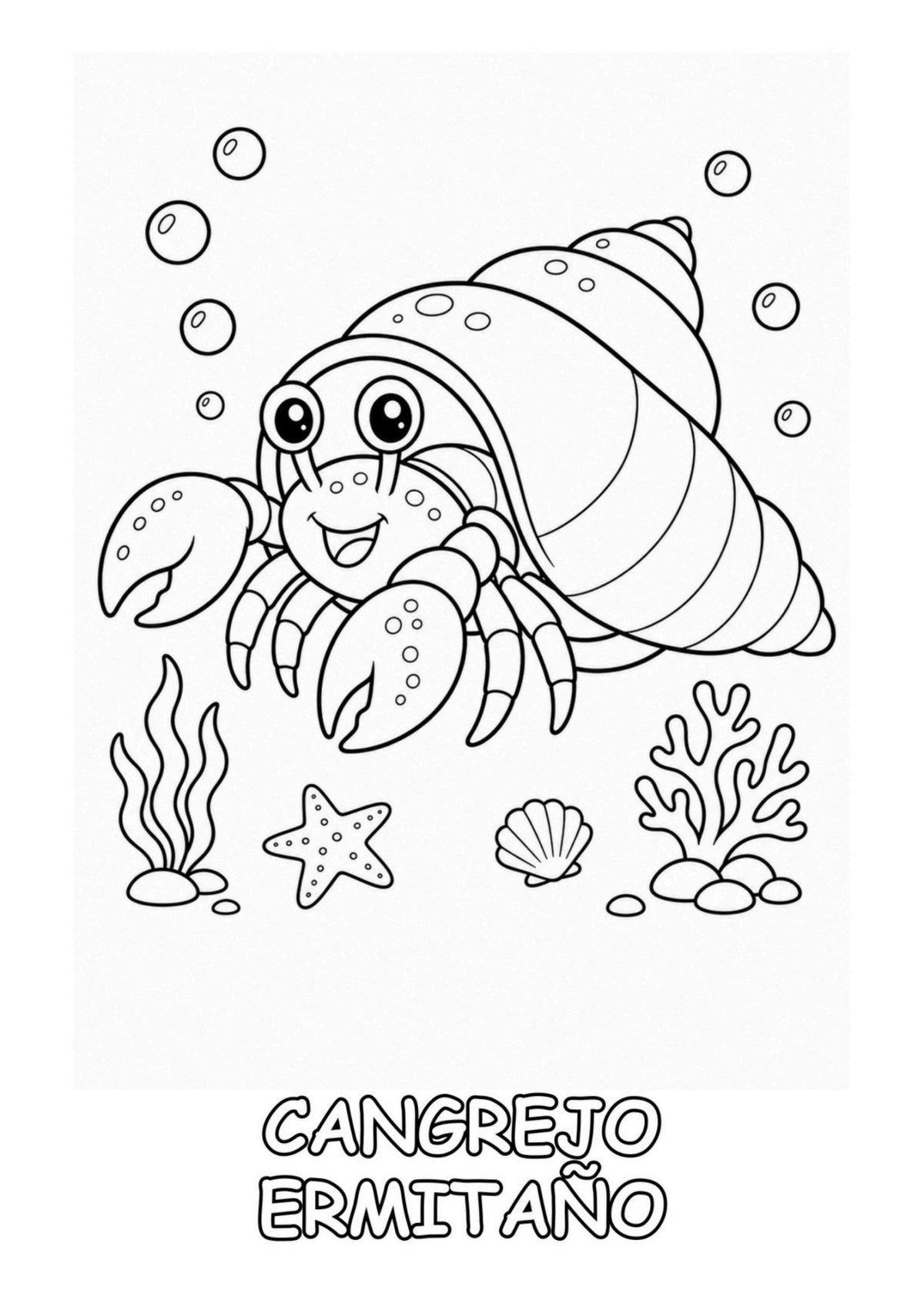 Animales Marinos para Colorear - BailyKids