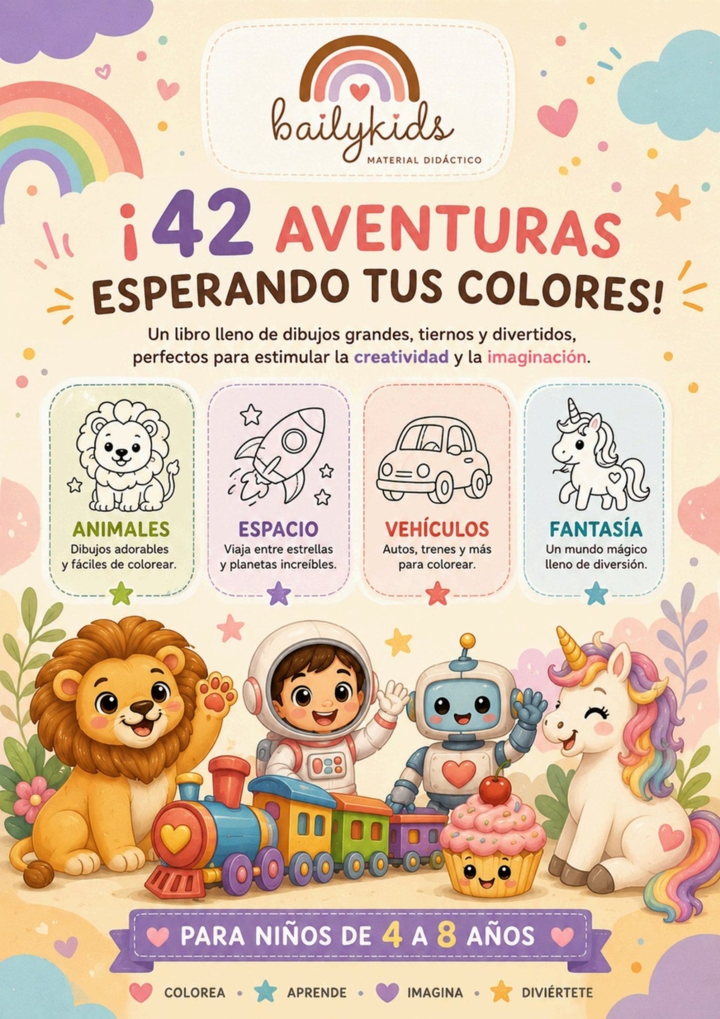 Mi Gran Libro para Colorear - BailyKids
