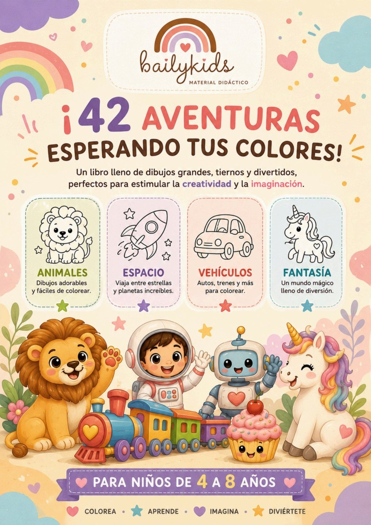 Mi Gran Libro para Colorear - BailyKids